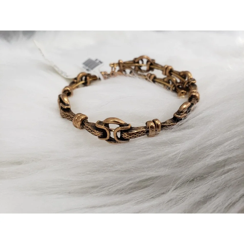 NEW Alex and Ani Vintage Honor Wrap Rose Gold Gypsie Wrap Bracelet